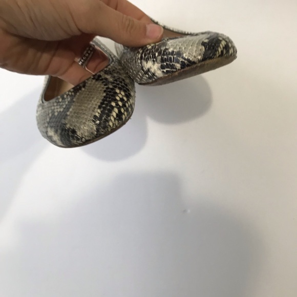 DVF Snake Print Slip On Ballet Flats - Picture 3 of 6